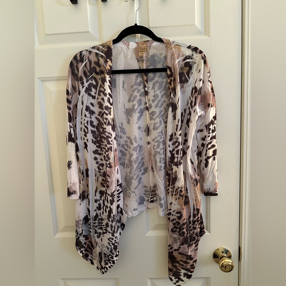 Daytrip tiger print open cardigan